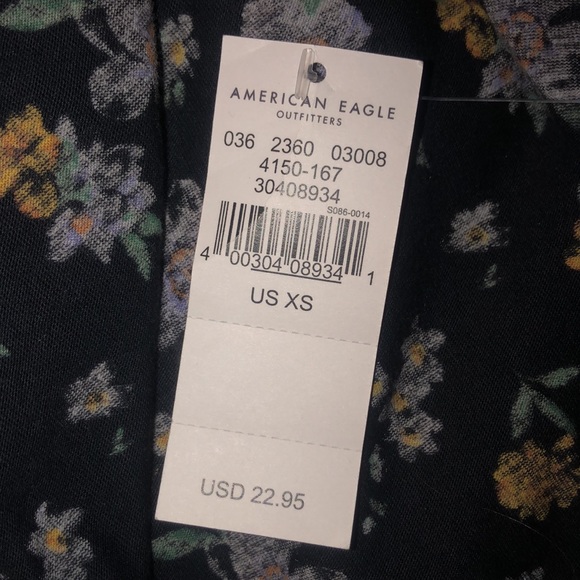 AE Cropped Tie Front Tank Top - Picture 4 of 4